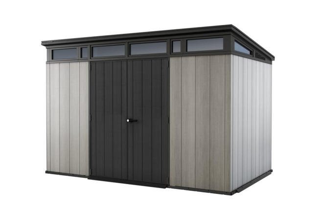 Abris de jardin ARTISAN 117 en résine KETER gris 7,4m² | Compact, Robuste & Sécurisé