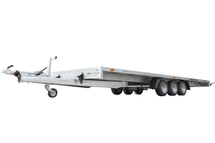 Dépanneuse UNITRAILER UNIPLAT 600/3 S à trois essieux 600×215 3500 KG | Compact, Robuste & Sécurisé