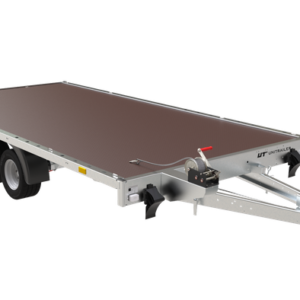 Remorque plate basculante 400×200 UNIPLAT 4020S P 2700 kg | Compact, Robuste & Sécurisé