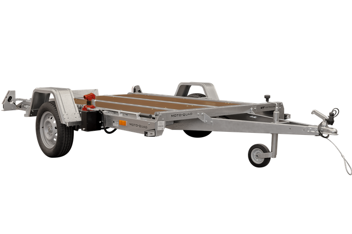 Remorque timon pliable porte-moto / porte-quad MOTOQUAD 266 750 kg | Compact, Robuste & Sécurisé