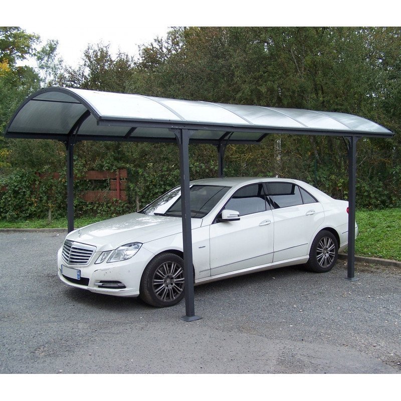 Carport 1 voiture 14,62m² en aluminium et polycarbonate | Compact, Robuste & Sécurisé – Image 3