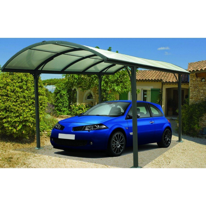 Carport 1 voiture 14,62m² en aluminium et polycarbonate | Compact, Robuste & Sécurisé – Image 7