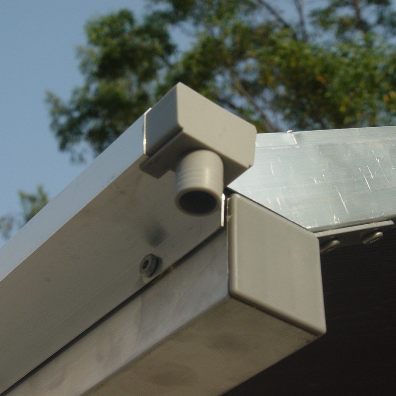 Carport 2 voitures en aluminium et polycarbonate 6mm ANTI-UV – Habrita | Compact, Robuste & Sécurisé – Image 4