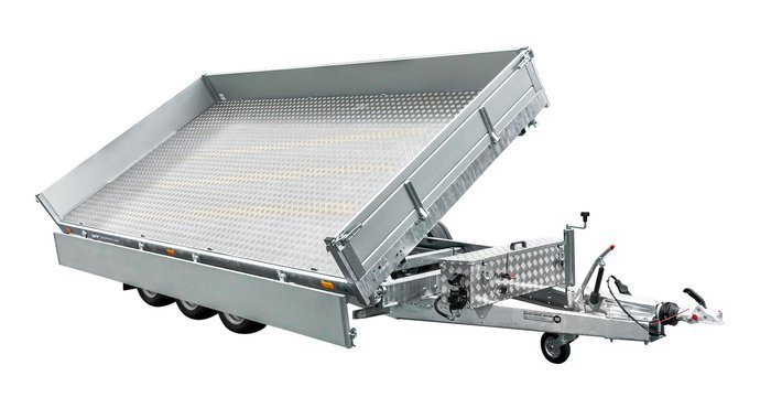 Remorque Benne Hydraulique 3 Essieux 400×200/ 3500 KG | Compact, Robuste & Sécurisé – Image 3