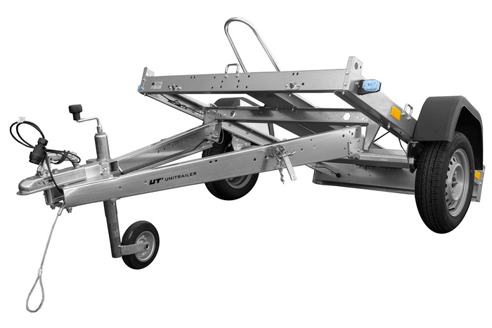 Remorque moto 1 rail unitraler sans plancher | Compact, Robuste & Sécurisé – Image 7