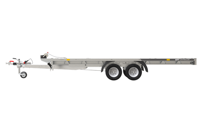 Remorque plate basculante 400×200 UNIPLAT 4020S P 2700 kg | Compact, Robuste & Sécurisé – Image 2