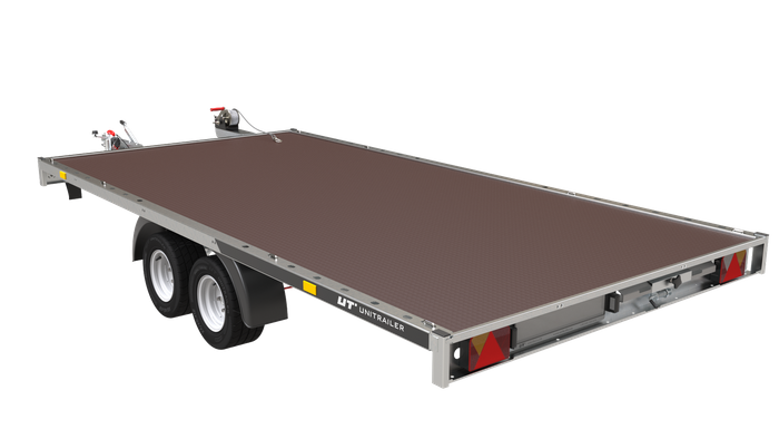 Remorque plate basculante 400×200 UNIPLAT 4020S P 2700 kg | Compact, Robuste & Sécurisé – Image 5