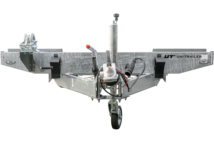 Remorque porte voiture à trois essieux 800X230 UNIPLAT 800/3 S 3500 KG | Compact, Robuste & Sécurisé – Image 4