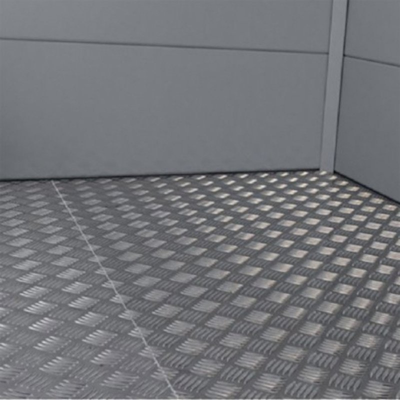 Abri Telluria en acier galvanisé blanc 5,6m² | Compact, Robuste & Sécurisé – Image 3