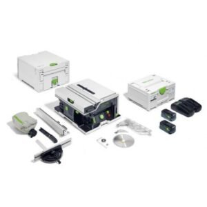 Scie sur table sans fil FESTOOL CSC SYS 50 EBI | Compact, Robuste & Sécurisé